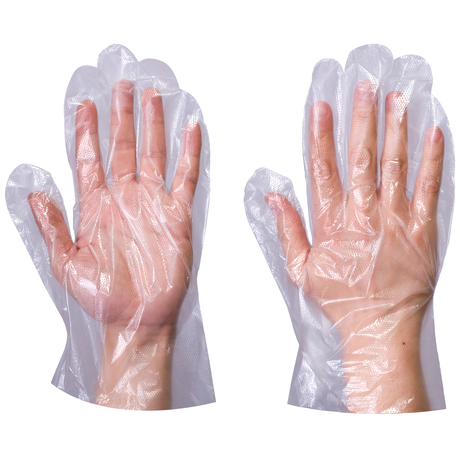 PE Gloves - Clear - Disposable - Large