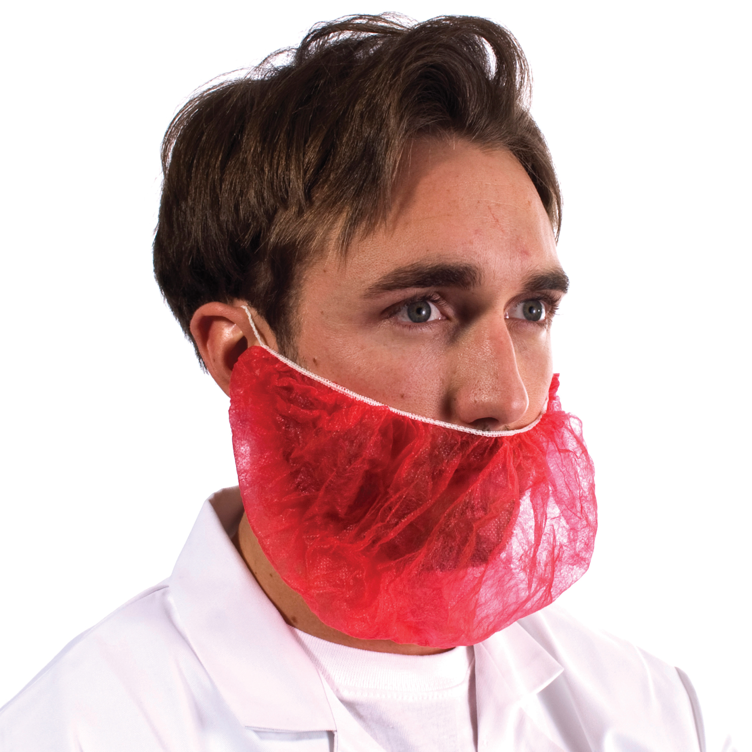 Non-Woven Beard Mask Red