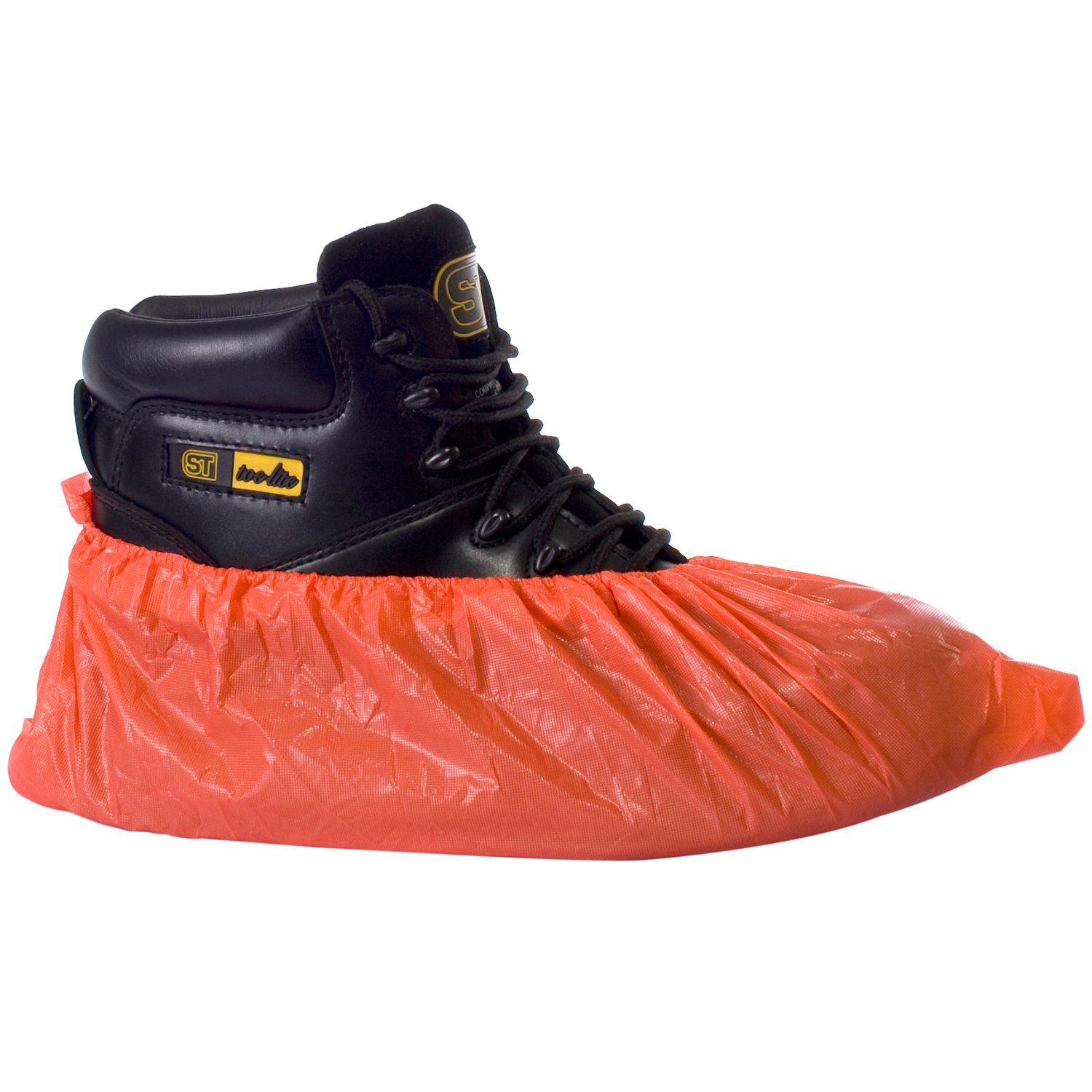 Shoe Cover CPE 16 Red - 20x100