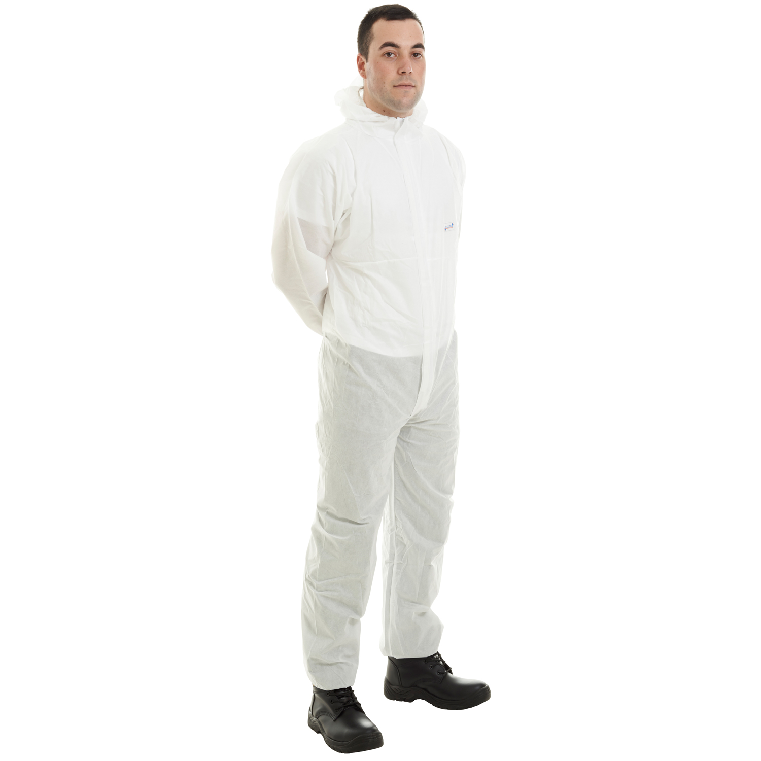 Supertex SMS Disposable Coverall White - Small 