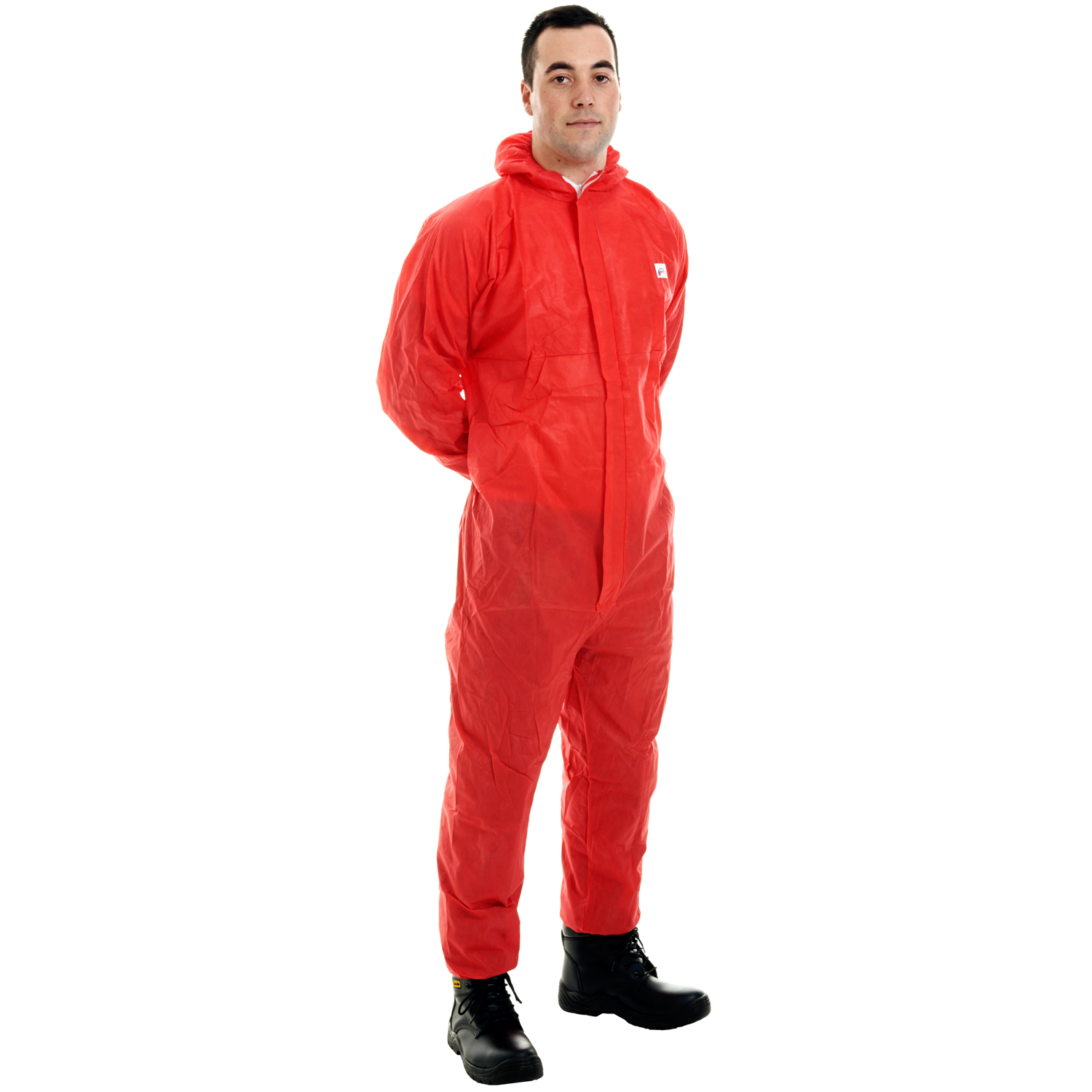 Supertex SMS Disposable Coverall Red - Small