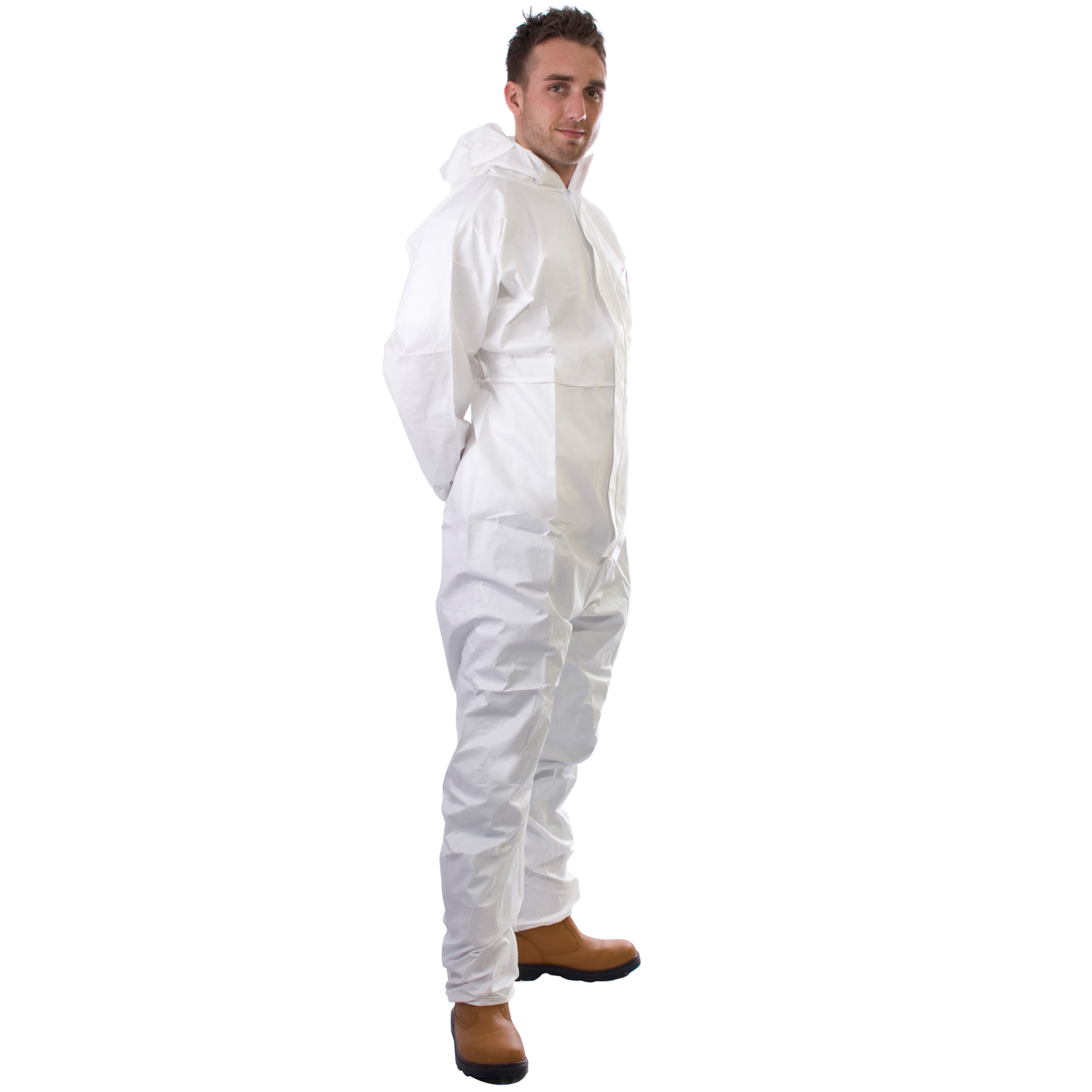 White Disposable Coverall 65g/m2 - Supertex PLUS - Small