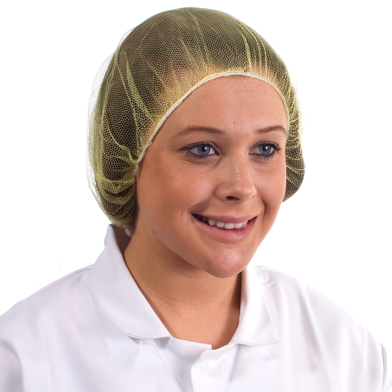 Hairnet(Cap) Nylon Yellow - 10x100