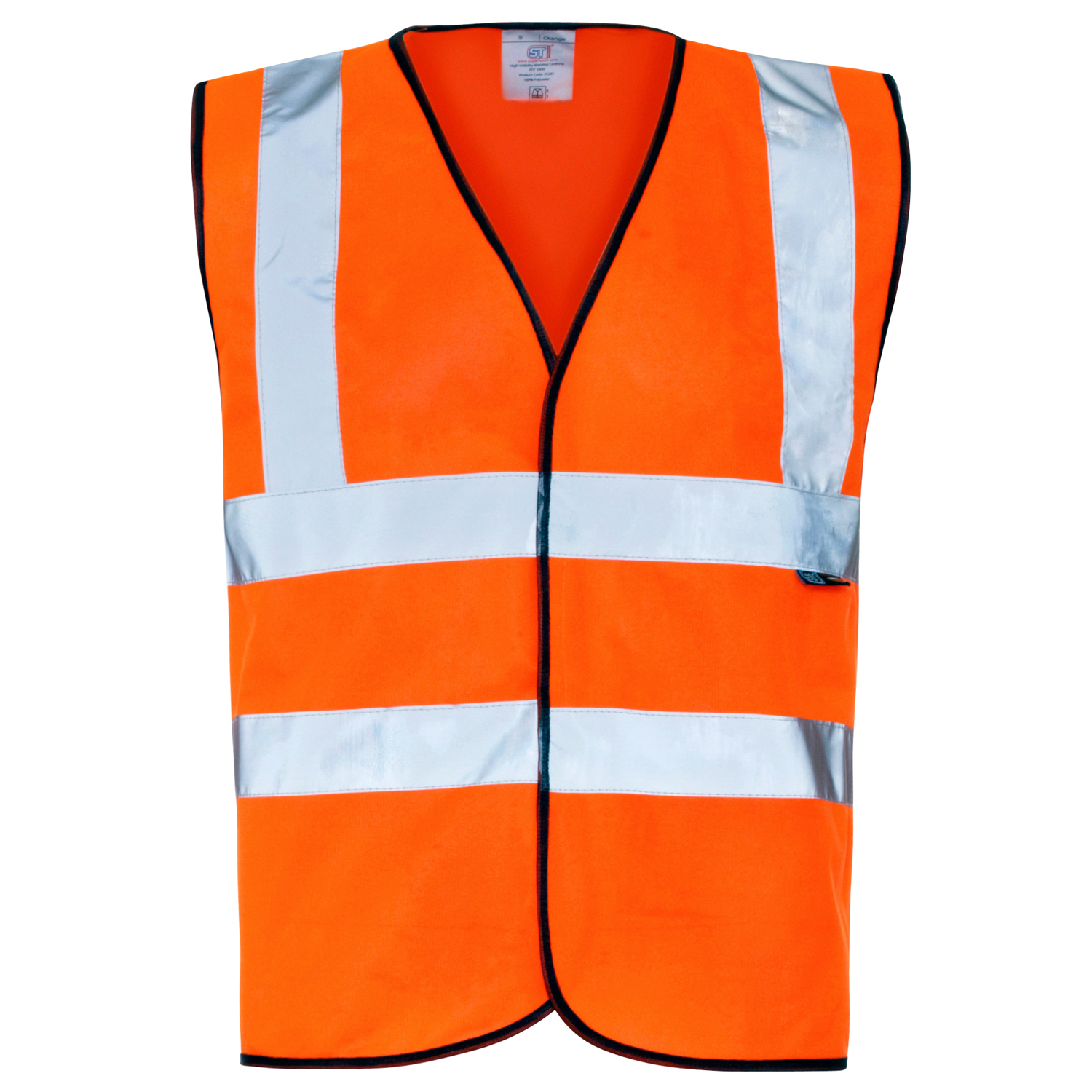 Hi-Vis Vest Or/Bla Gio 2B C2 - Small