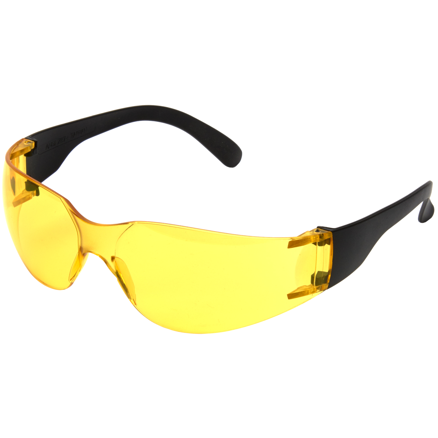 E10-Y Safety Glasses  Basic  Yellow x 12 Pcs