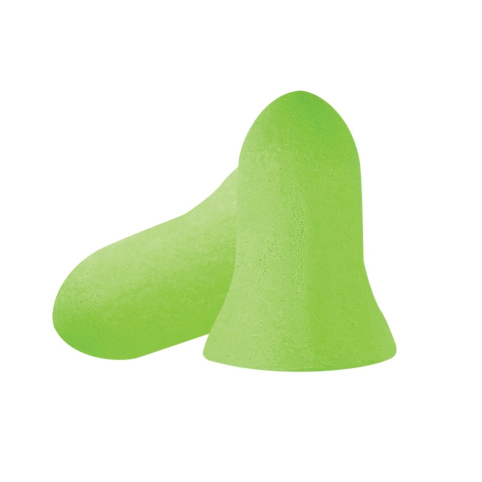 EAR PLUG PU FOAM,BELL SHAPE -1X200
