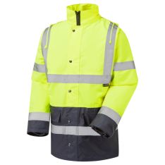 Supertouch Hi Vis Yellow 2 Tone Parka