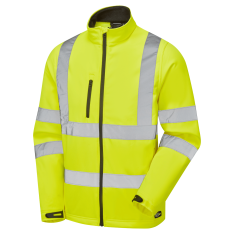 Supertouch Hi Vis Yellow Softshell Jacket