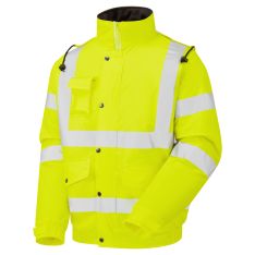 Stormflex® Hi Vis Yellow PU Bomber Jacket