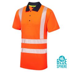 Essentials Hi-Vis Eco CoolMax Orange Polo