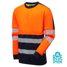 Essentials Hi-Vis Eco CottonCool Orange Sweatshirt