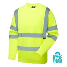 Eco Hi Vis Yellow Sweatshirt