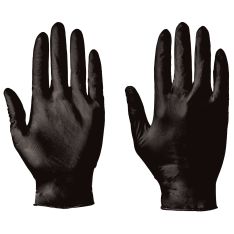 Supertouch 5.5 Powderfree Black Nitrile Gloves