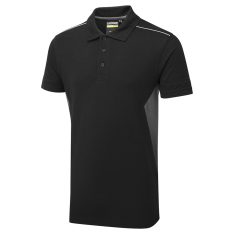 System Eco Men’s Black Polo Shirt