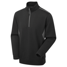 System Eco Men’s Black Quarter Zip Sweatshirt