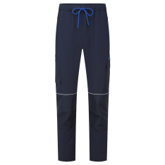 System Eco Work 4-Way Stretch Navy/Royal Joggers