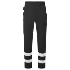 System Eco Work 4-Way Stretch Black Reflex Tex Trousers