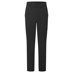 System Eco Work Black Women's 4-Way Stretch Trousers