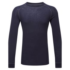 System Merino Wool Base Navy Layer Top 
