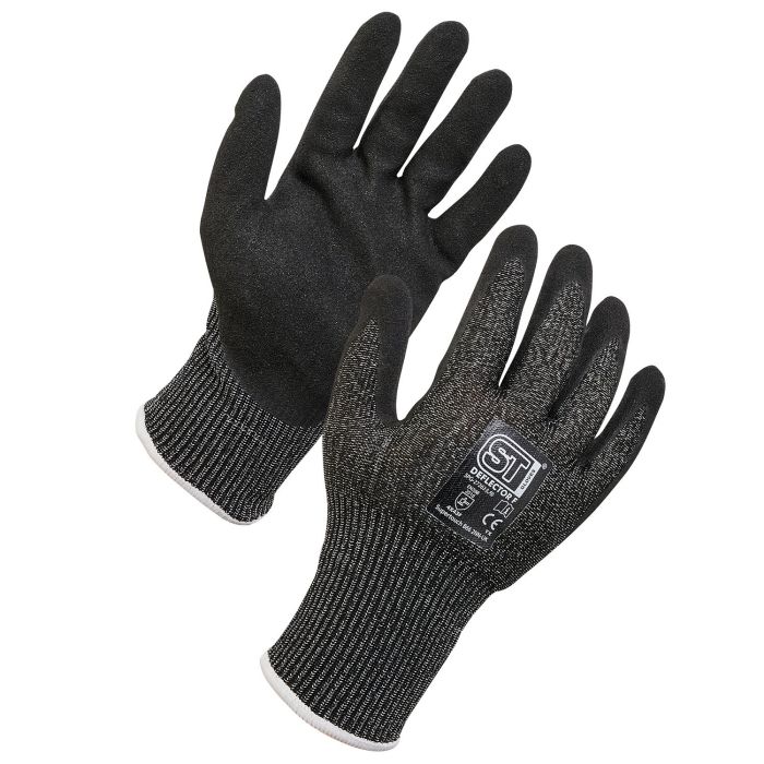 Superior Glove SSXPU3OF Touch Open Fingered Cut-Resistant Gloves