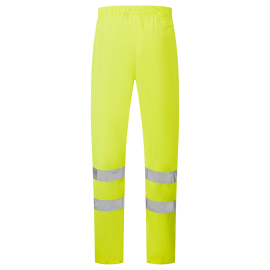 Supertouch Hi Vis Yellow Overtrousers