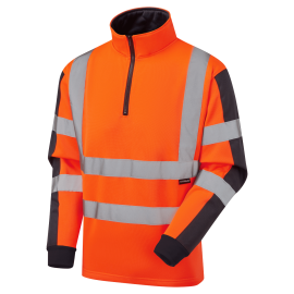 Supertouch Hi Vis 2 Tone Orange Rugby Shirt