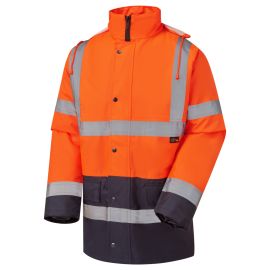 Supertouch Hi Vis Orange 2 Tone Parka