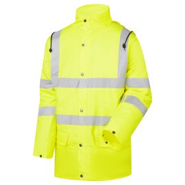 Stormflex® Hi Vis Yellow PU Padded Parka
