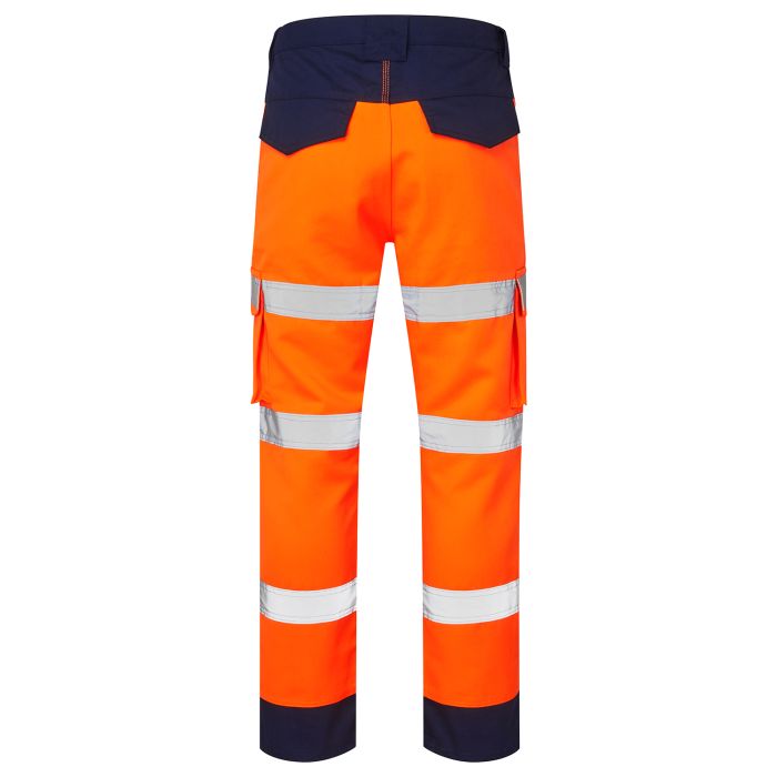 Supertouch Hi Vis 2 Tone Orange Combat Trousers