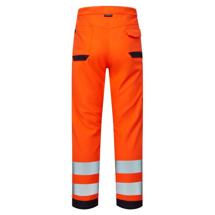 System Hi-Vis Eco Stretch Softshell Orange Trouser