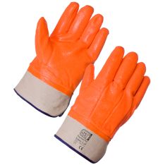 Supertouch Thermal PVC Hi Vis Gloves