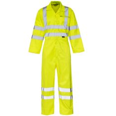 Supertouch Hi Vis Yellow Coverall