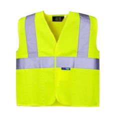 Supertouch Hi Vis Yellow Junior Vest