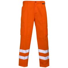 Supertouch Hi Vis Orange Combat Trousers