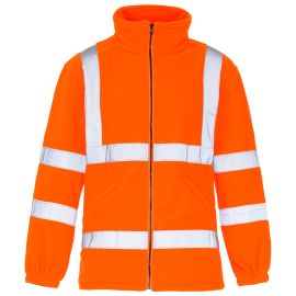 Supertouch Hi Vis Orange Fleece Jacket