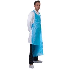Supertouch 100 Micron PE Aprons Flat-Packed