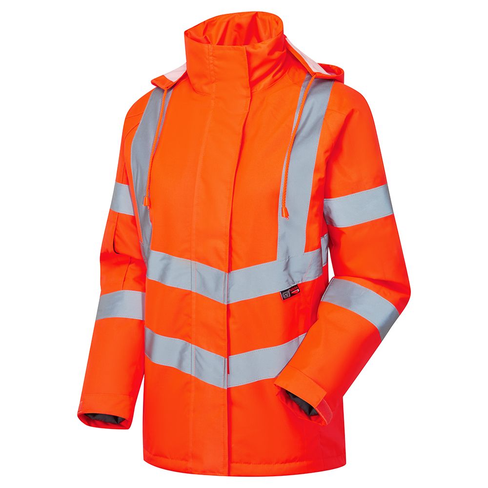 Orange Ladies Hi Vis Orange Kamela Padded Jacket