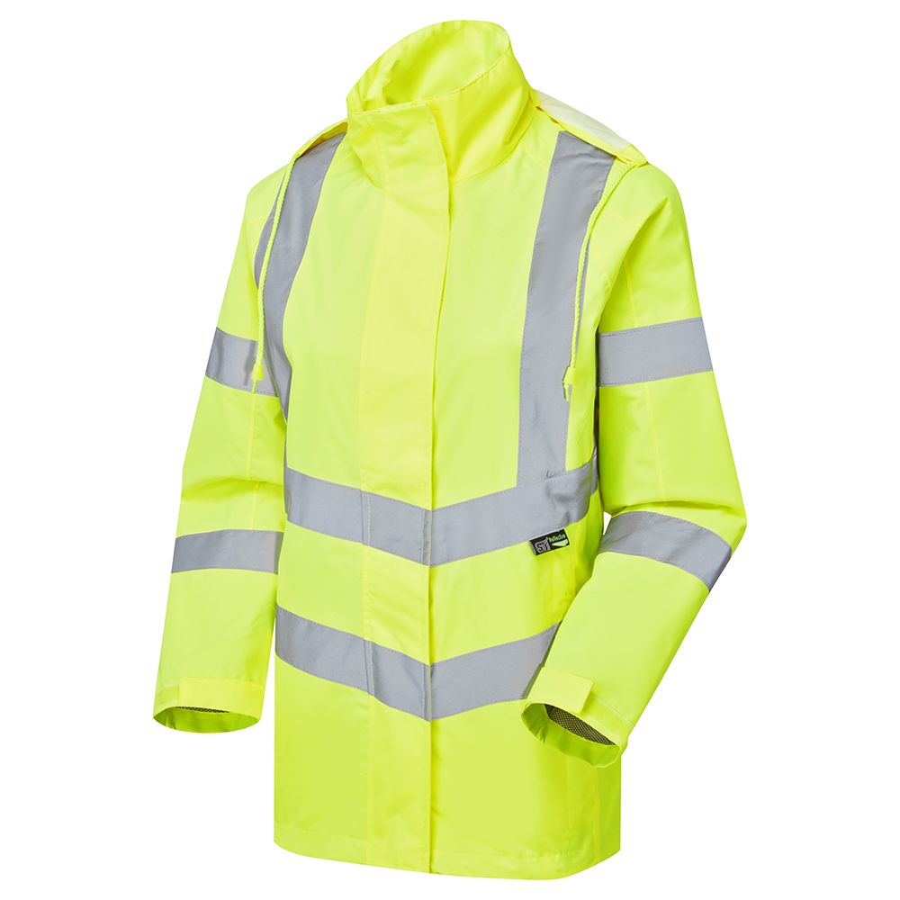 Yellow Ladies Hi Vis Yellow Sophia Lightweight Jacket