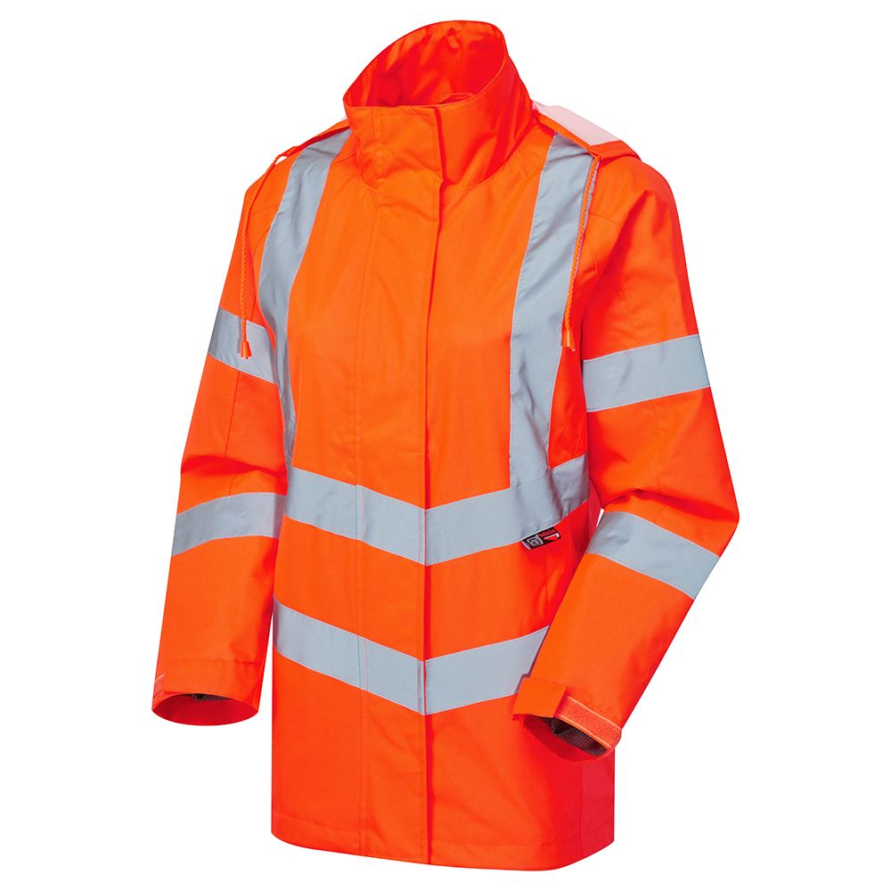 Orange Ladies Hi Vis Orange Sophia Lightweight Jacket