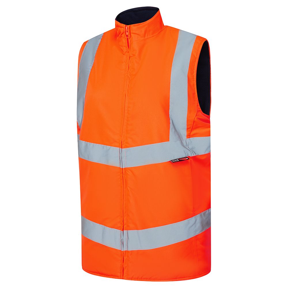 Orange Ladies Hi Vis Orange Anjali Body Warmer