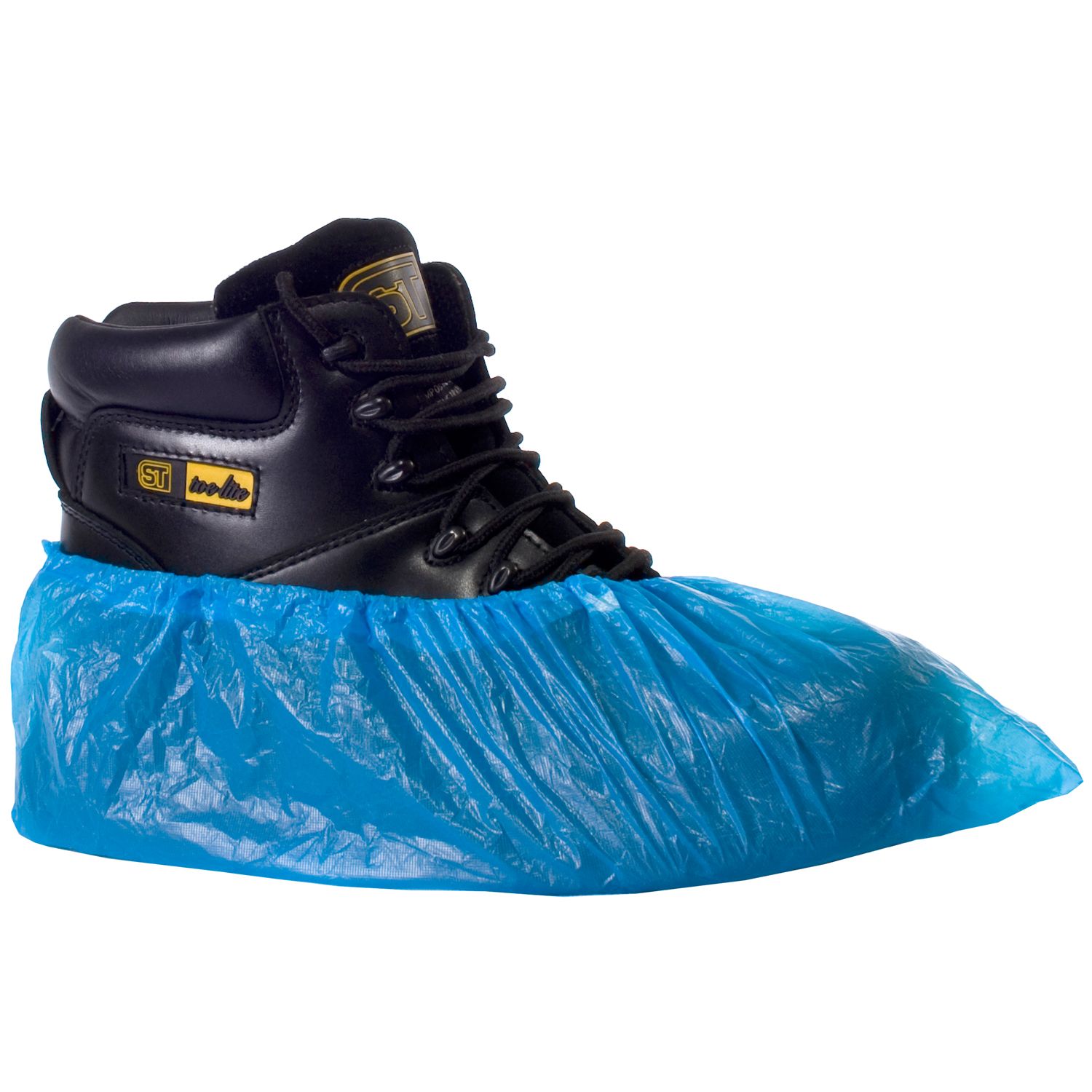 Economy Shoe Cover CPE 16 Blue - 20x100