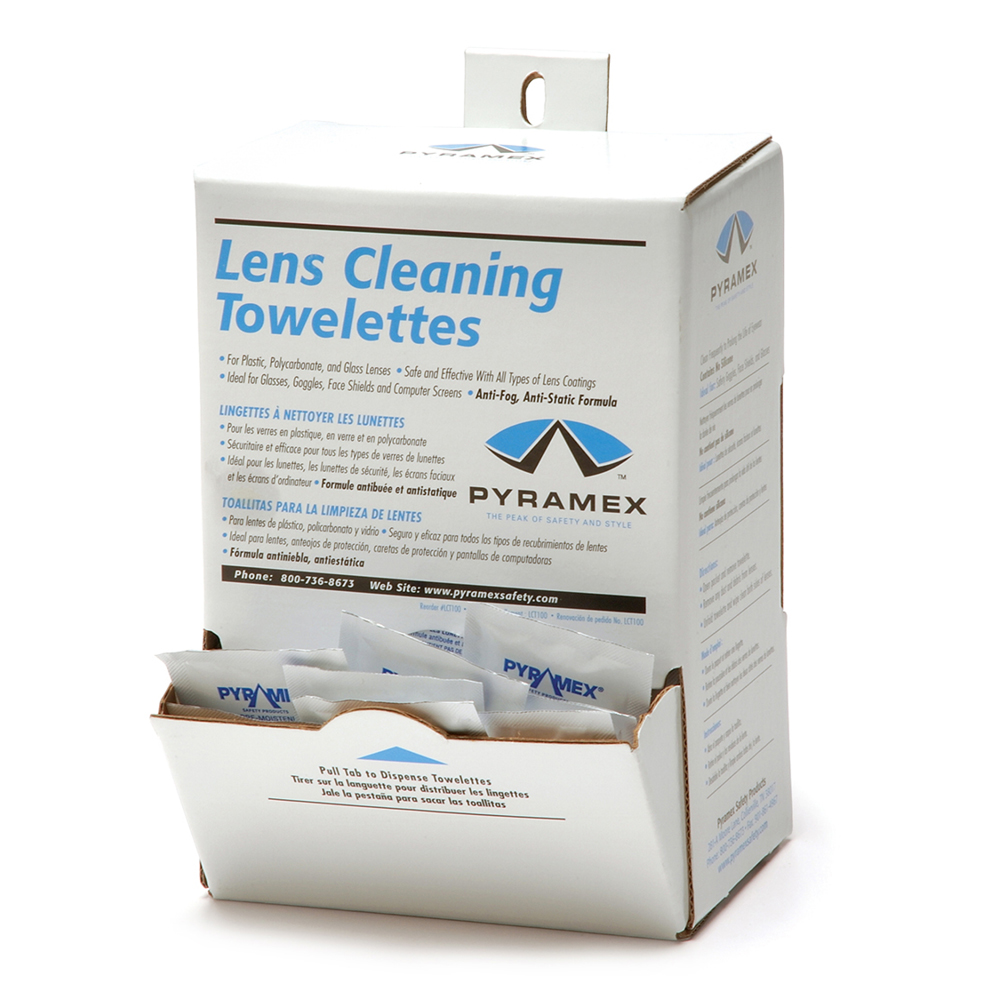 100 INDIVIDUALLY WRAPPED LENS CLEANERS - BOXED **MTO**