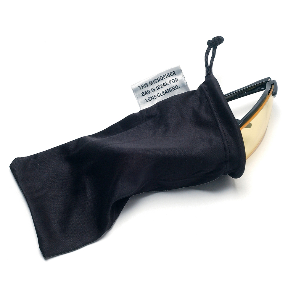 DRAWSTRING SPECTICLE BAG - BLACK **MTO**