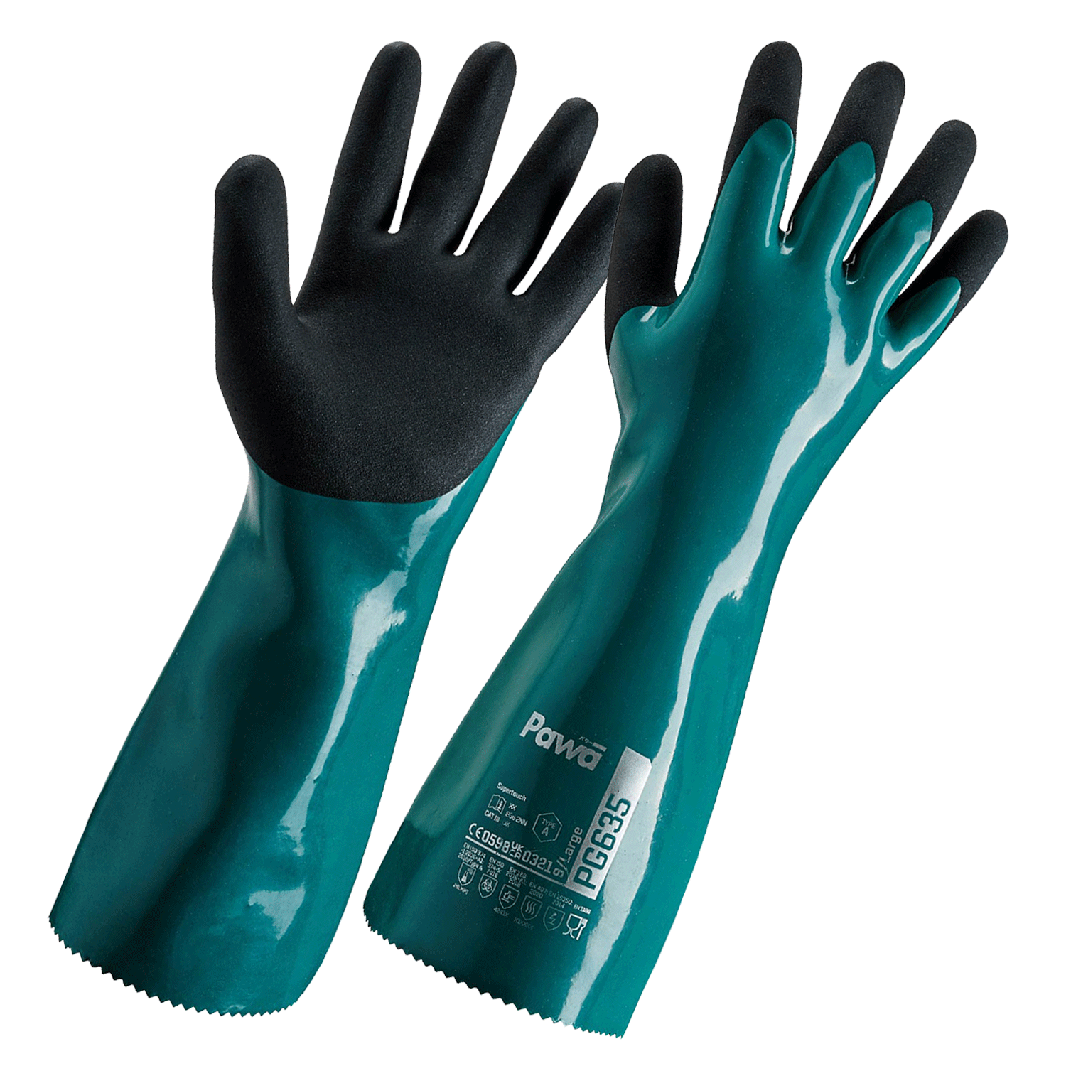 Picture of Pawa PG635 Type A Chemical Resistant Heavy-Duty Gauntlet