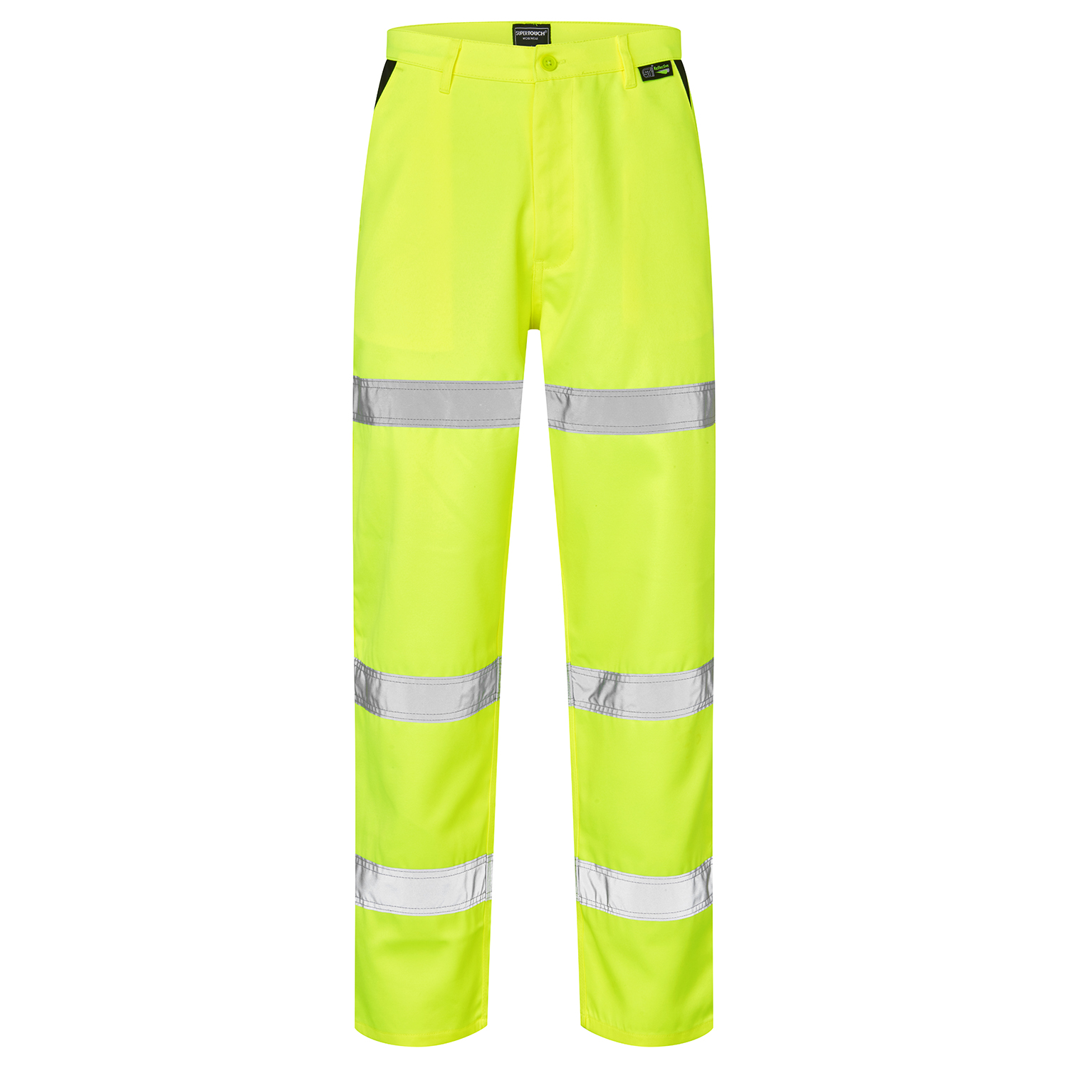 Picture of Hi Vis 3 Band Polycotton Trousers