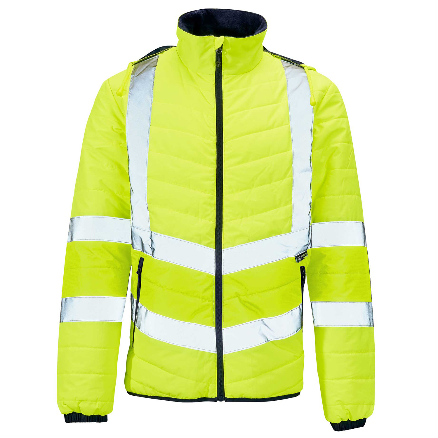 Picture of Supertouch Hi Vis Yellow Puffer Jacket