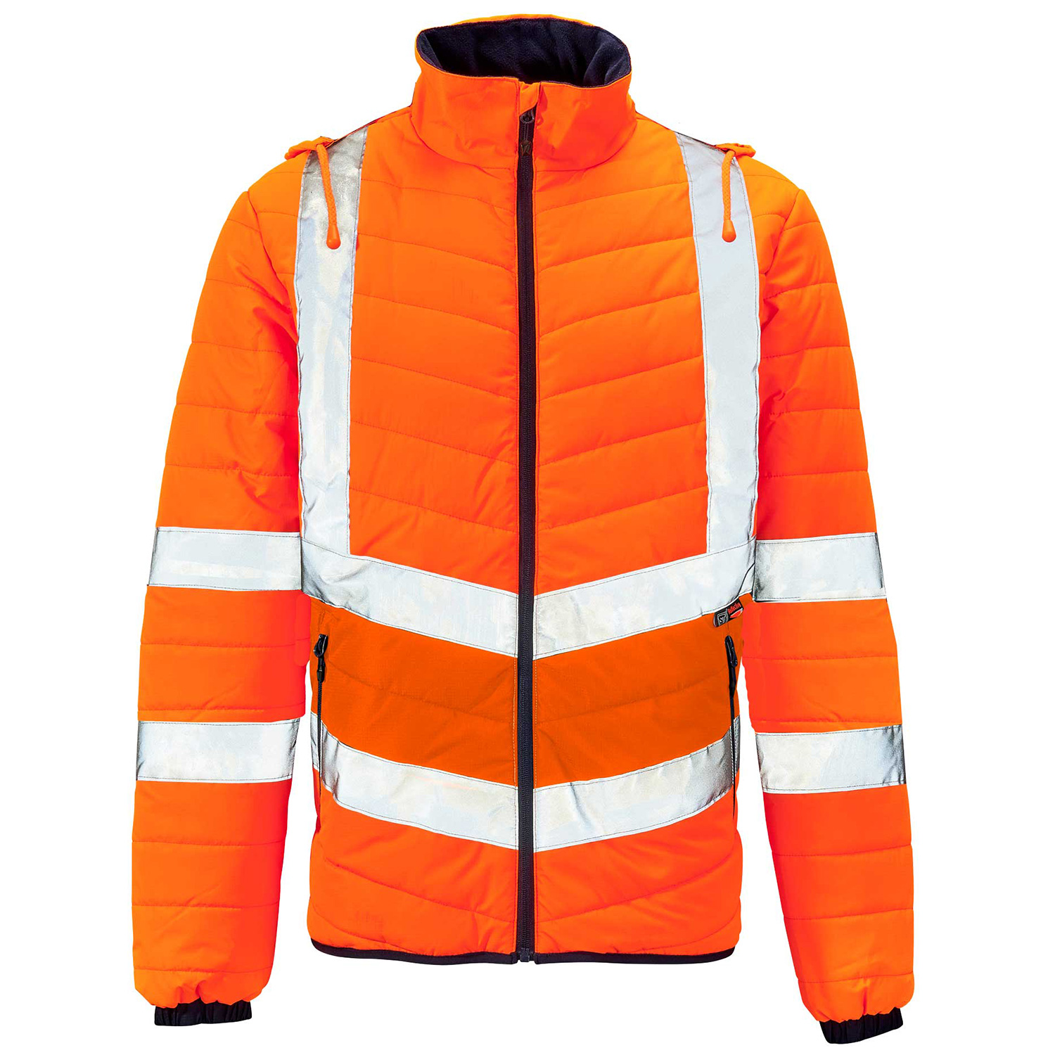 Picture of Supertouch Hi Vis Orange Puffer Jacket