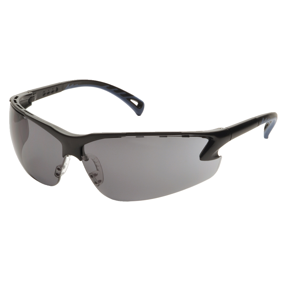VENTURE 3  GREY LENS ANTI-FOG - VENTED BLACK FRAME **MTO**