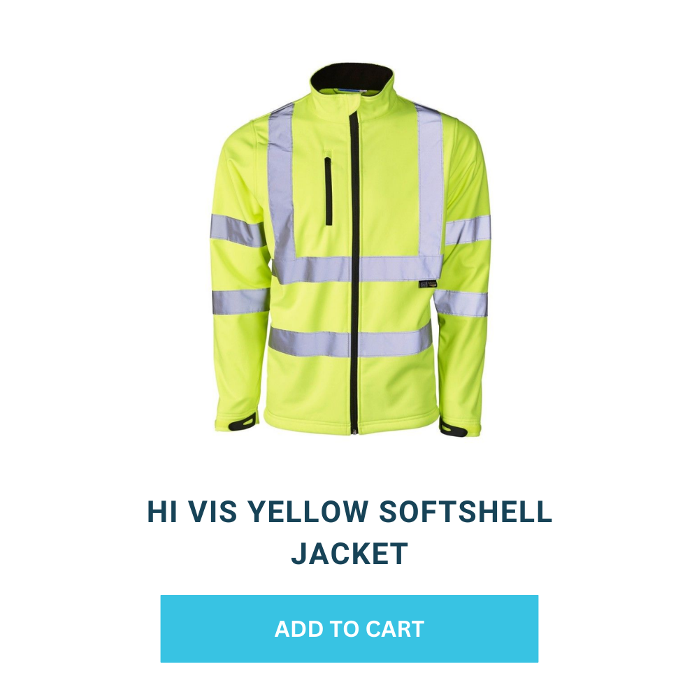Supertouch Hi Vis Yellow Softshell Jacket